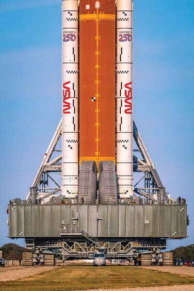 Artemis II Moon Rocket Rollout III