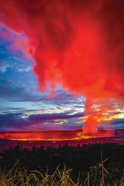 Hawaii Kilauea Volcano Lava Fountains VII