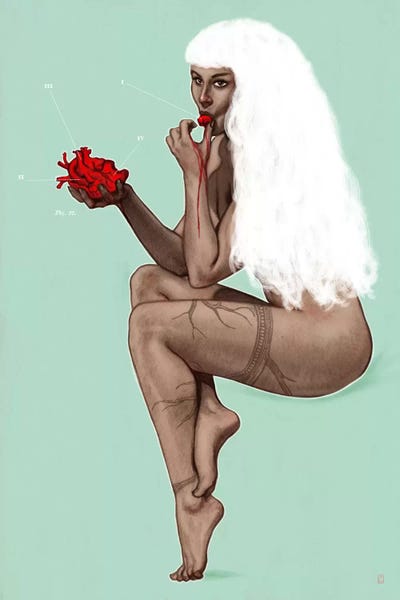 Hearts: Queen Of Hearts by Alexander Grahovsky