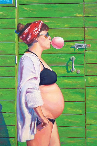 Alexander Grahovsky: Pau At The Beach by Alexander Grahovsky