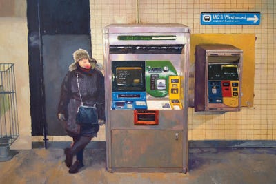 NY M23 Westbound by Alexander Grahovsky framed canvas print