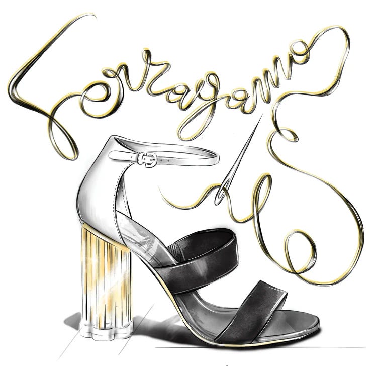 Ferragamo by Agata Sadrak wall art