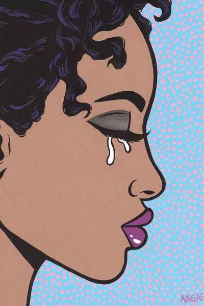 Similar To Roy Lichtenstein: Black Model Sad Girl by Allyson Gutchell