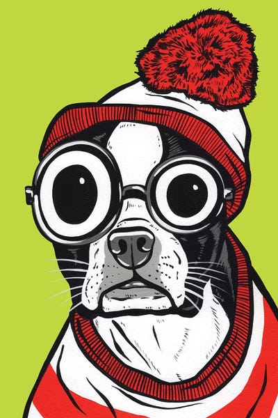 Terriers: Boston Terrier Waldo by Allyson Gutchell
