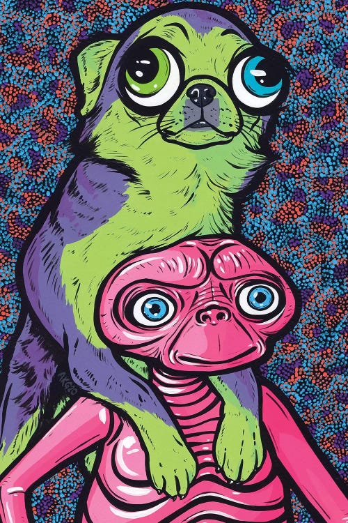 Chihuahua Friends by Allyson Gutchell wall art
