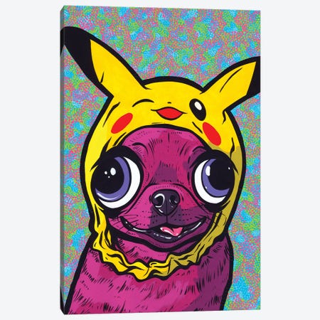 Purple Chihuahua Canvas Print #AGU155} by Allyson Gutchell Canvas Art