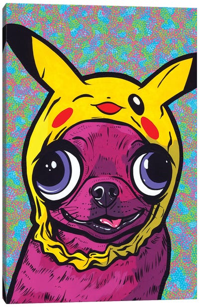 Purple Chihuahua Canvas Art Print - Allyson Gutchell