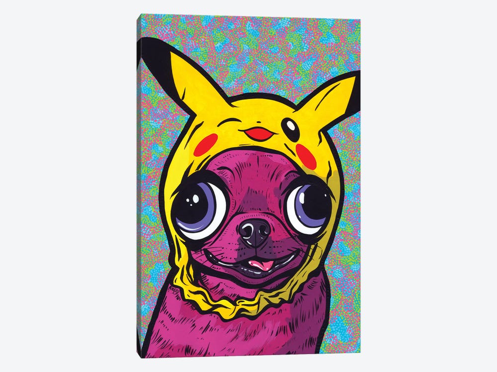 Purple Chihuahua by Allyson Gutchell 1-piece Canvas Art