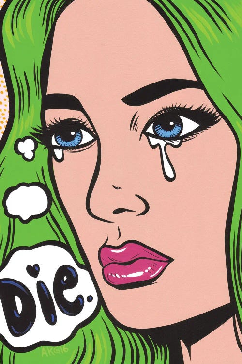 Die Crying Comic Girl