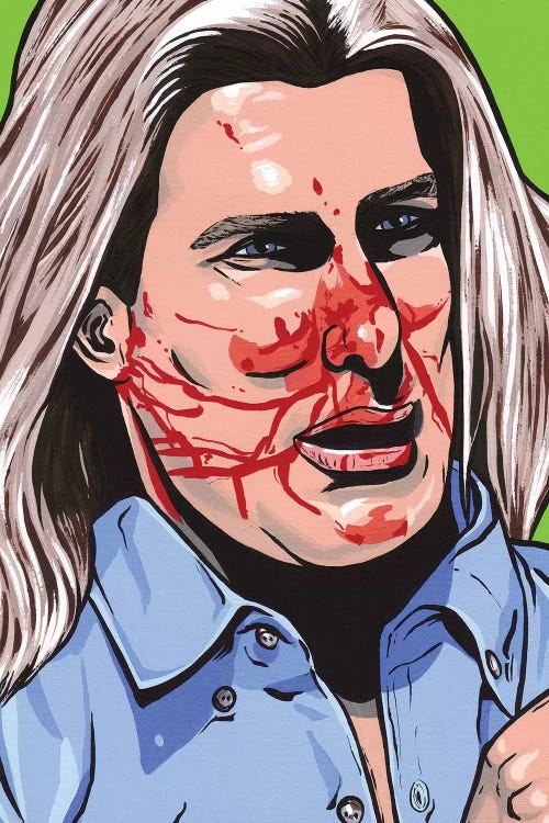 Fabio Rollercoaster by Allyson Gutchell wall art