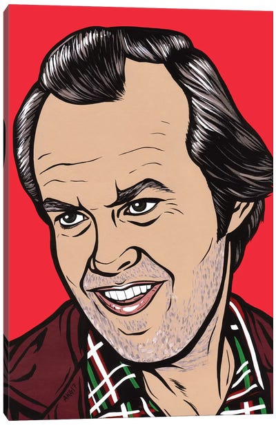 Jack Torrance Canvas Art Print - Jack Nicholson
