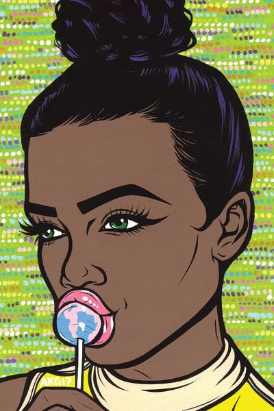 Pop Art: Lollipop Girl by Allyson Gutchell