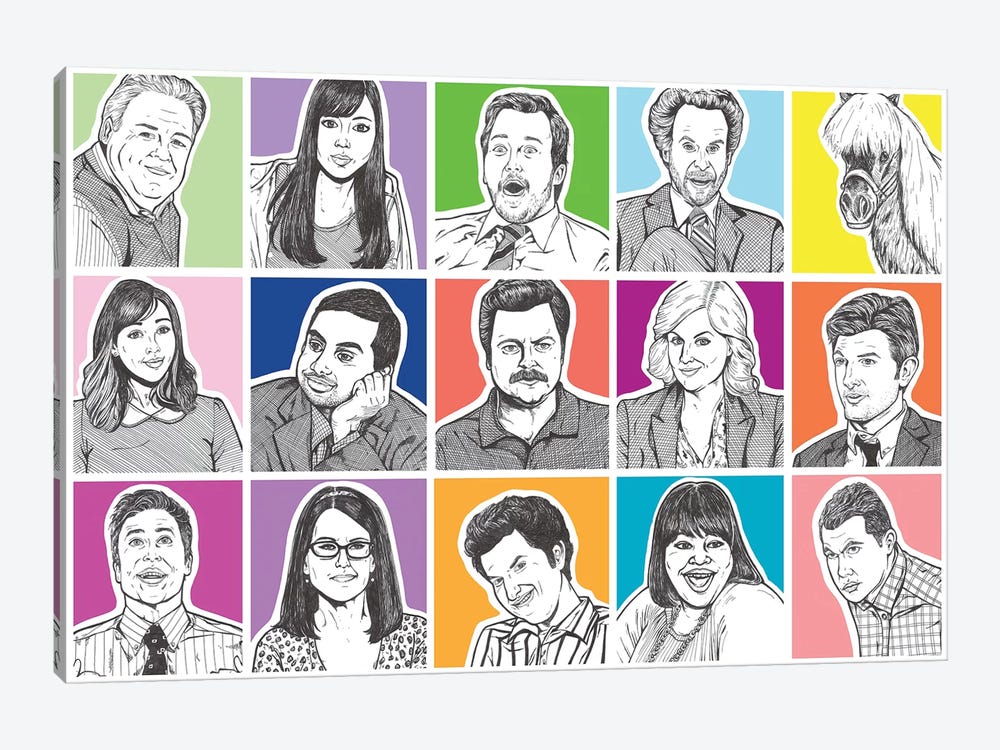 Parks And Rec by Allyson Gutchell 1-piece Art Print