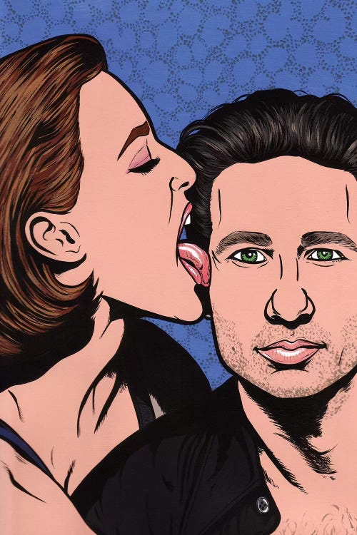 Scully And Mulder by Allyson Gutchell wall art