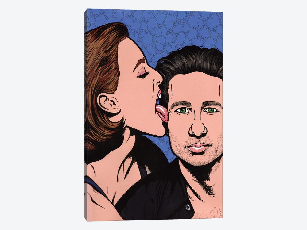 Scully And Mulder by Allyson Gutchell 1-piece Canvas Artwork