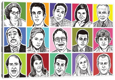 The Office Canvas Art Print - Similar to Andy Warhol