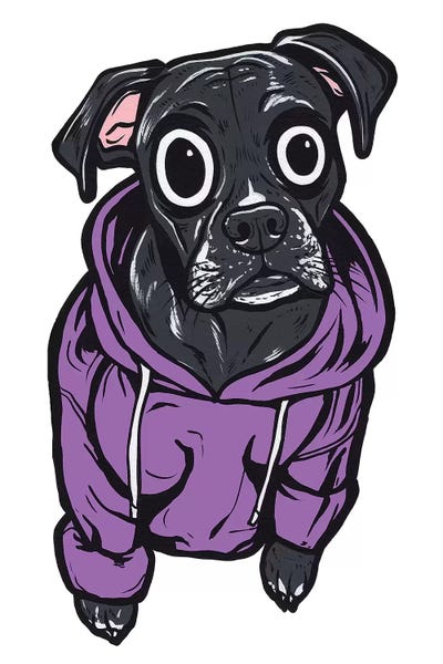 Labrador Retrievers: Black Lab Hoodie by Allyson Gutchell