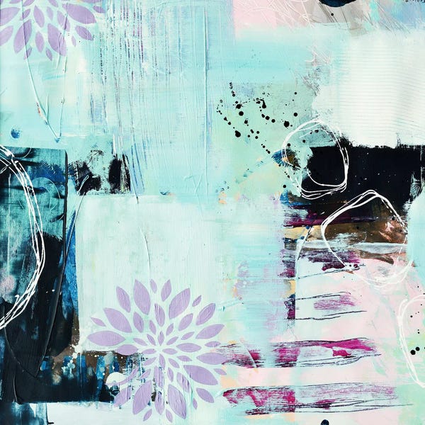 Alison Gilbert: Lilac Dahlias by Alison Gilbert