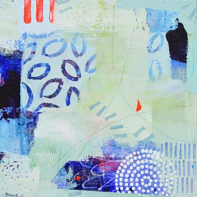 Purple Leaves by Alison Gilbert canvas print