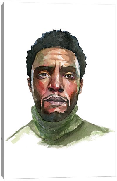 Chadwick Boseman Canvas Art Print - Allison Gray