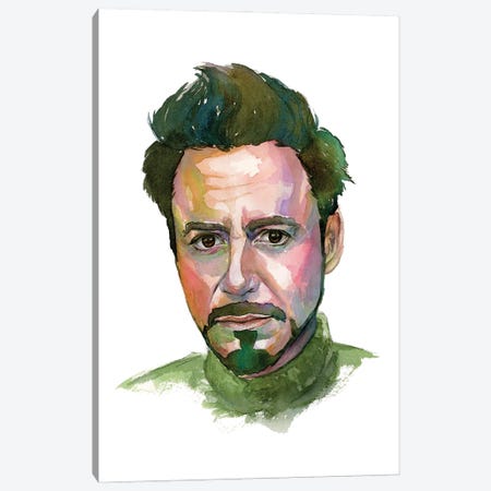Robert Downey Jr Canvas Print #AGY138} by Allison Gray Canvas Print