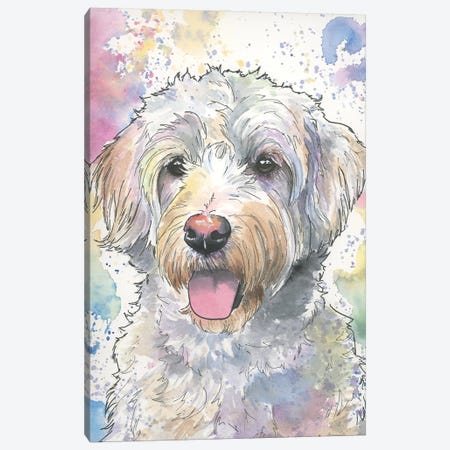 Love Of A Dog Canvas Print #AGY173} by Allison Gray Canvas Art Print