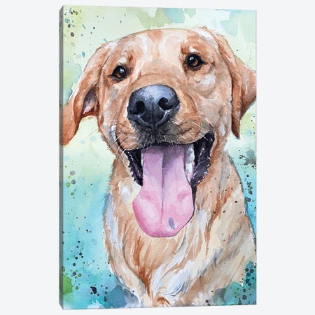 Carl The Red Lab Canvas Print #AGY22} by Allison Gray Canvas Print