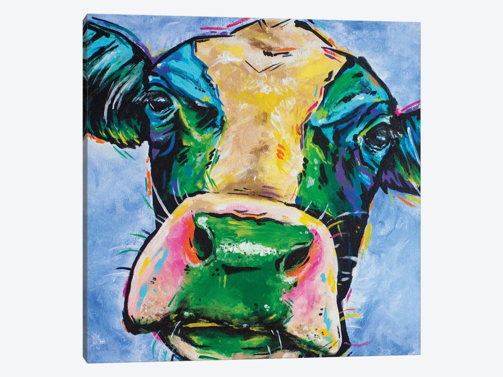 Cow Face by Allison Gray 1-piece Art Print