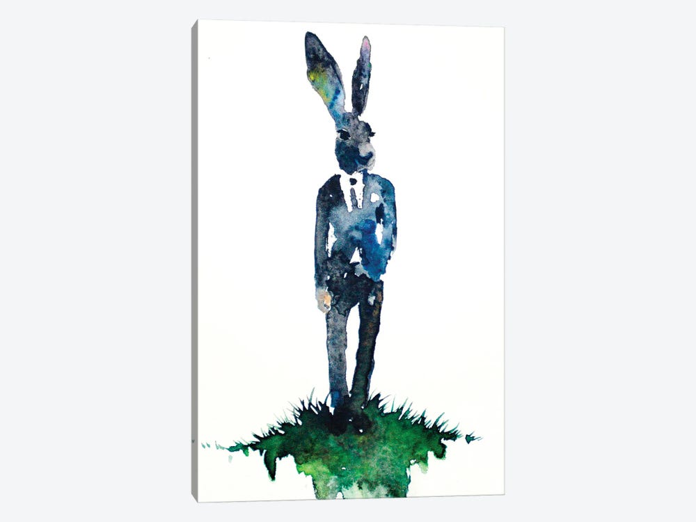 Dapper Hare by Allison Gray 1-piece Canvas Artwork
