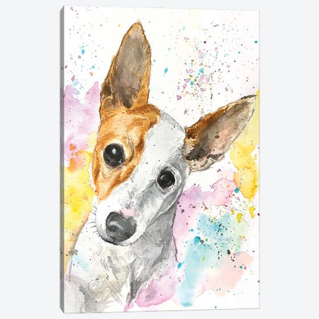 Jack Russell Terrier Canvas Print #AGY71} by Allison Gray Canvas Wall Art