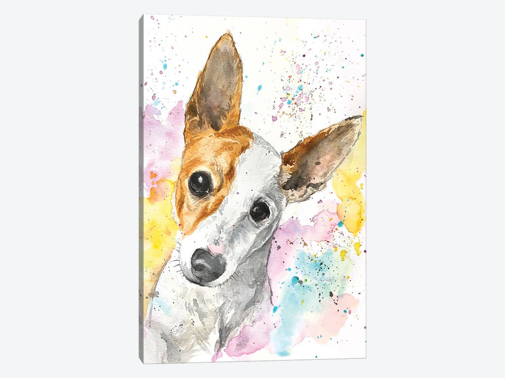 Jack Russell Terrier by Allison Gray 1-piece Canvas Art Print