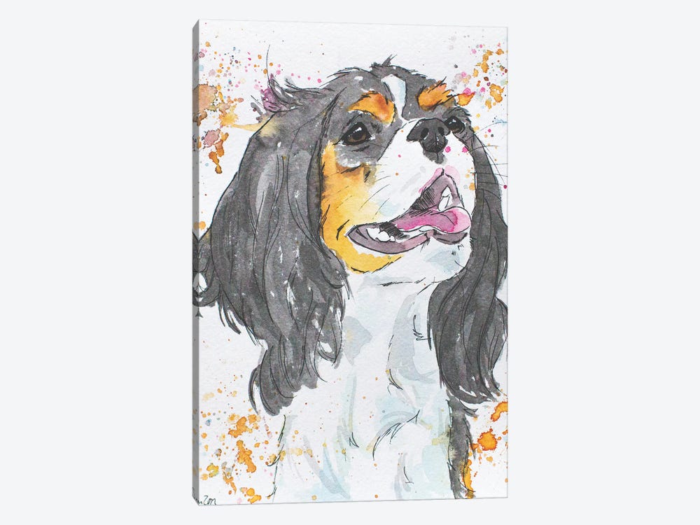 King Charles by Allison Gray 1-piece Canvas Print