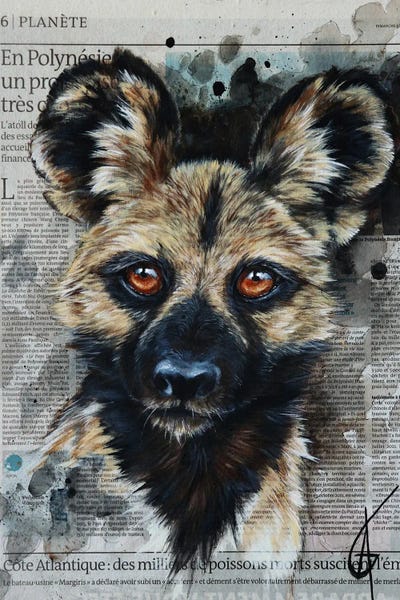 Inja by ANAGRUZ canvas print