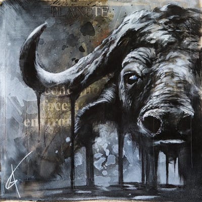 Insaisissable XX by ANAGRUZ art print