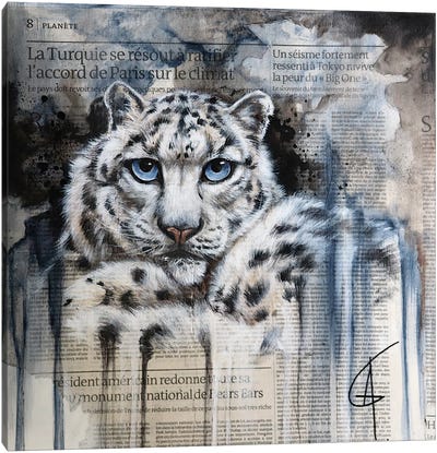 Wija Canvas Art Print - Leopard Art