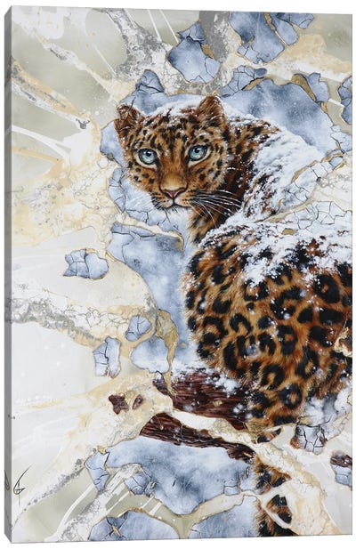 Khaïr Canvas Art Print - Leopard Art