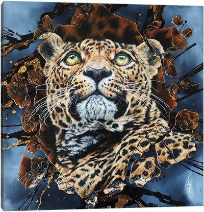 Leholimo Canvas Art Print - Leopard Art