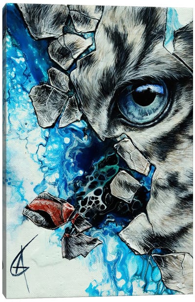 Mata Canvas Art Print - Leopard Art