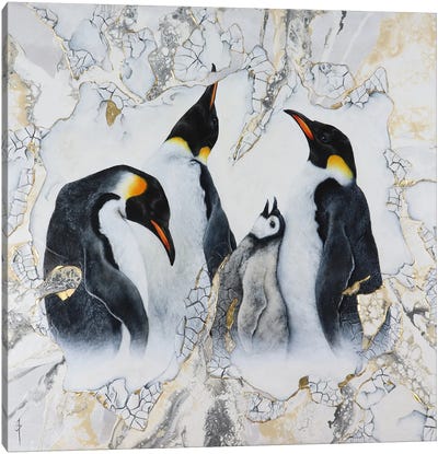Samann Canvas Art Print - Penguin Art