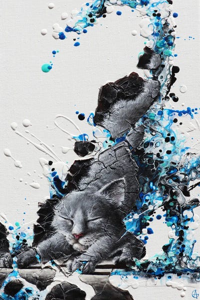 Superpositions XVI by ANAGRUZ canvas print