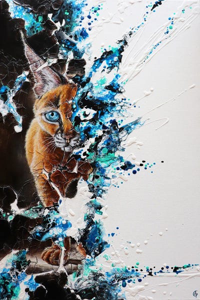 Superpositions XI by ANAGRUZ art print