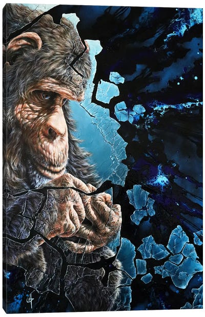 Taliti Canvas Art Print - Chimpanzee Art