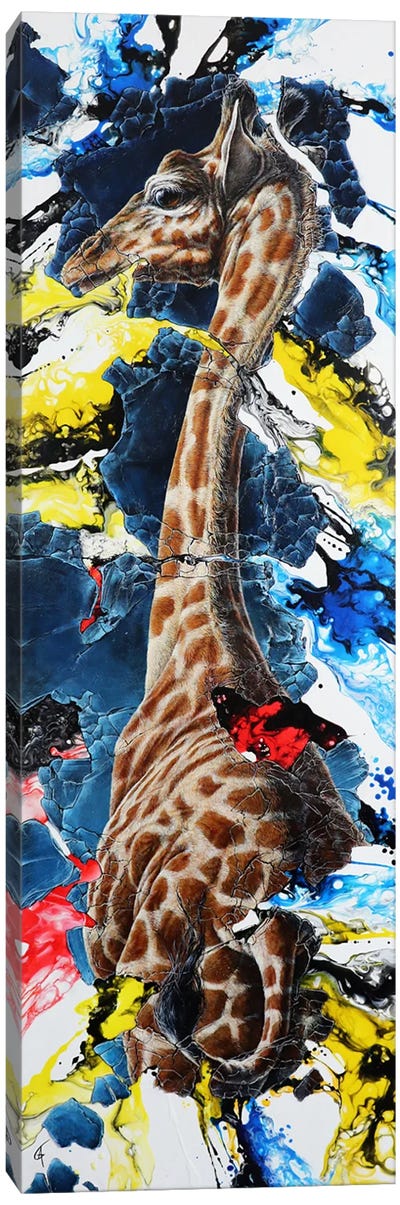 Twiga Canvas Art Print - Giraffe Art