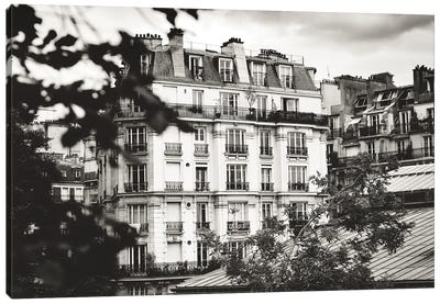 Morning in Montmartre, Paris Canvas Art Print - Anja Hebrank