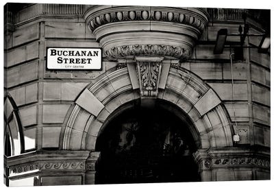 Buchanan Street, Scotland Canvas Art Print - Anja Hebrank