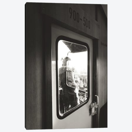 Woman on a Train Canvas Print #AHB6} by Anja Hebrank Canvas Print