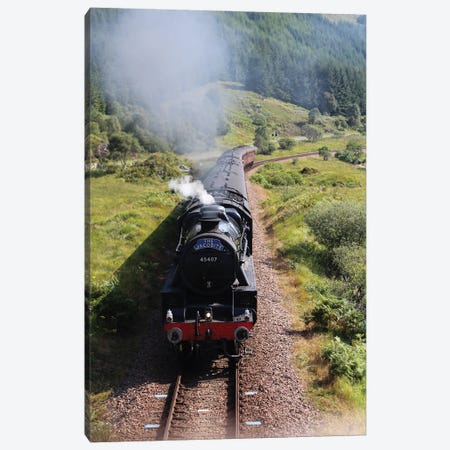 Jacobite Express Steam Train Journey I Canvas Print #AHB73} by Anja Hebrank Art Print