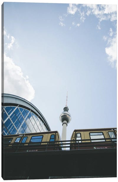Berlin TV Tower / Alexanderplatz Canvas Art Print - Berlin Art