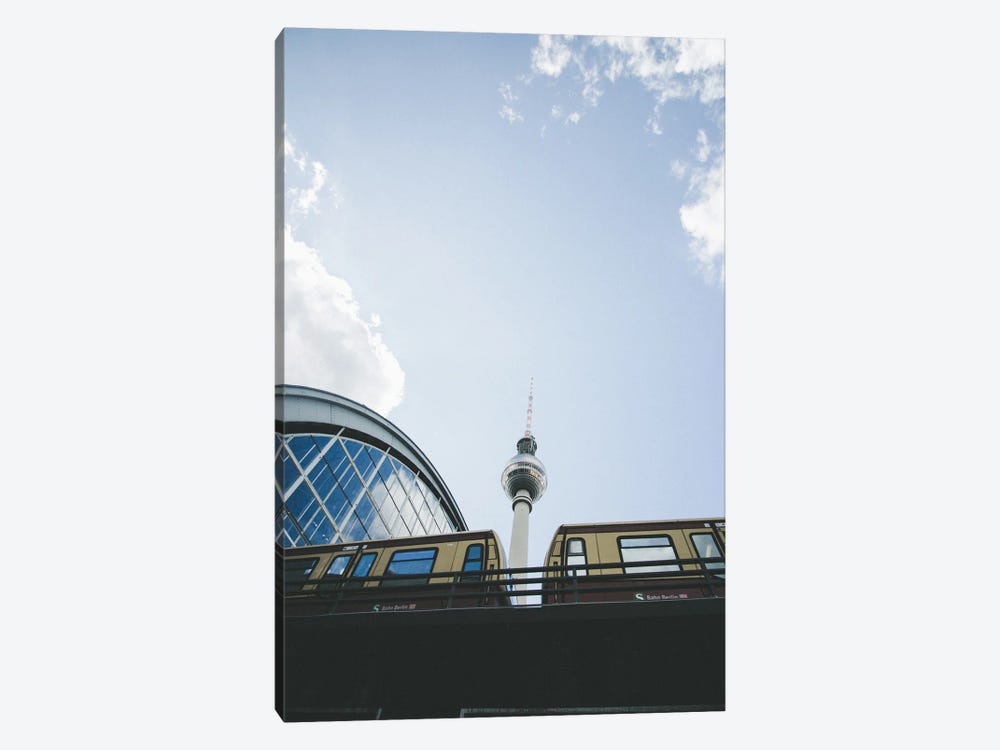 Berlin TV Tower / Alexanderplatz by Anja Hebrank 1-piece Art Print