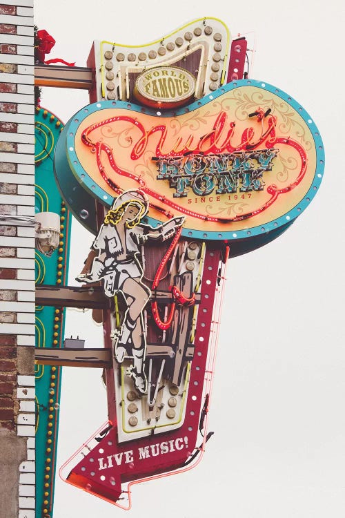 Nashville Neon Iii by Ann Hudec wall art